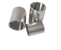 25 Microns cilindro escova de filtro de aço inoxidável Tubo Johnson Tubo Wedge Wire Screen Slot Tubo Filtro de tela bem