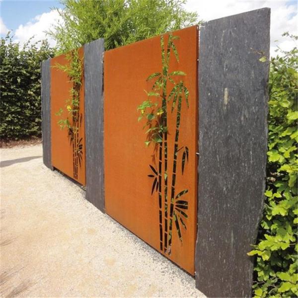 A privacidade de bambu do aço de Corten do metal seleciona a espessura de 1.5-3mm
