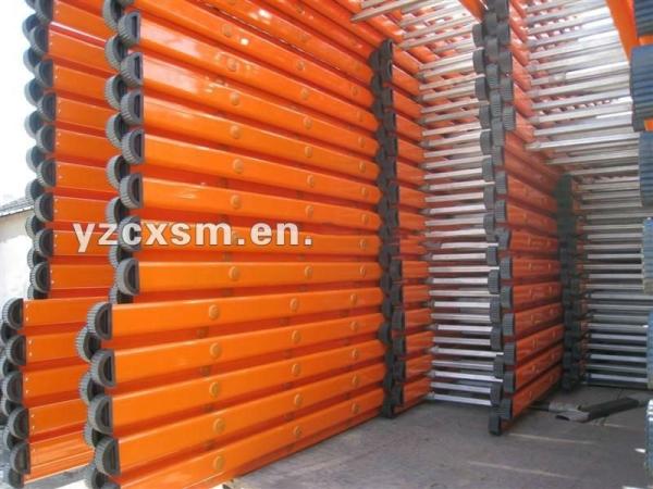 3.5M Steel Scaffold Step Ladder Single Section , Straight Compact Extension Ladder