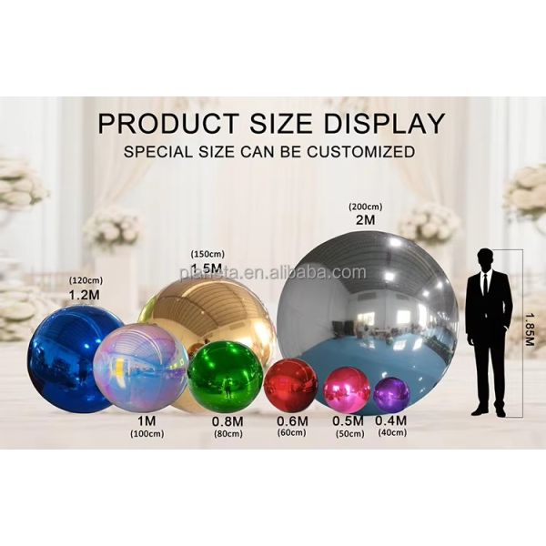 Wholesale Durable Giant Shinny Inflatable PVC Mirror Ball for Stage Hanging
