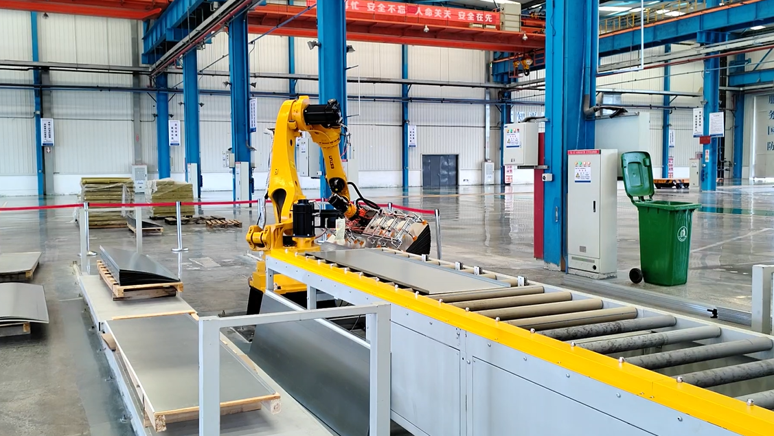 3 Axis Automatic Palletizing Robotic Arm 4 Pcs/Min For 3m Board