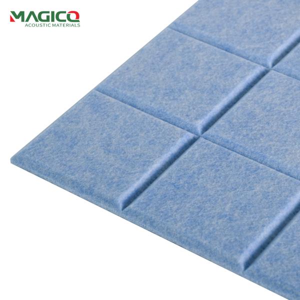 PET Felt Acoustic Wall Board Effective Soundproofing Polyester Fiber Acoustic Panel for Decoration