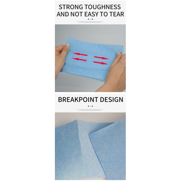 Сверхмощная Nonwoven промышленная чистка обтирает магазин Rags крена промышленный обтирая