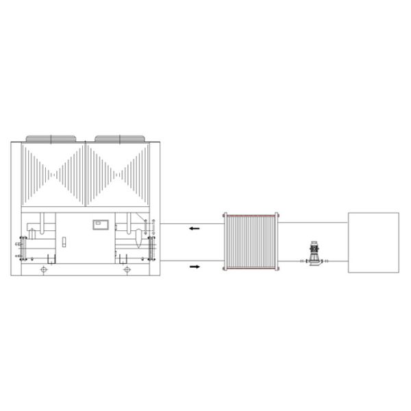 Economical Industrial Air Cooled Screw Water Chiller for Injection Industry