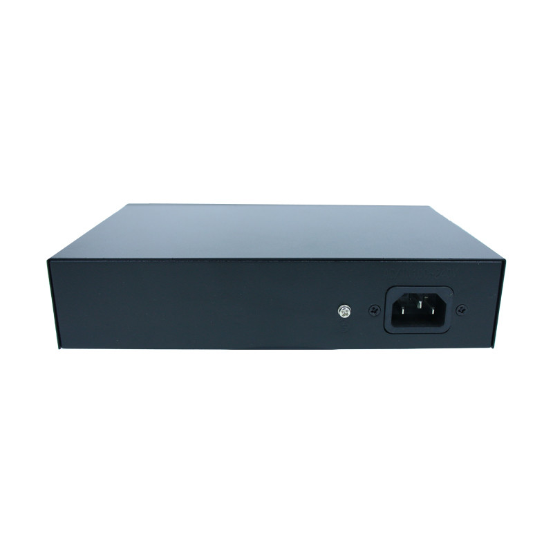 7 переключатель сети оптического волокна переключателя 65W POE порта гигабита промышленный автономный