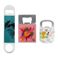 Sublimation Leather Bottle Opener Blank Double Sided Print Logo PU Leather Sublimation Bottle Opener