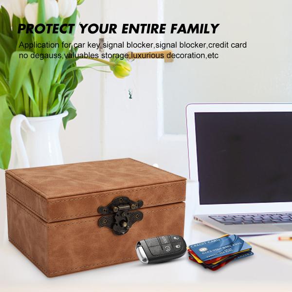 Waterproof Faraday Cage Key Box For Car Keys Keyless Entry System Anti Spying