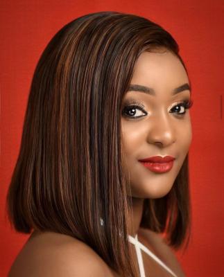 Unprocessed Straight Bob Wig T Lace Remy Human Hair Wigs 8 Inch - 16 Inch