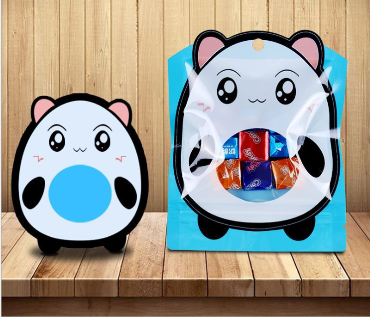 Irregular Shape 3 Side Heat Sealed Plastic Bags Smell Proof For Candy