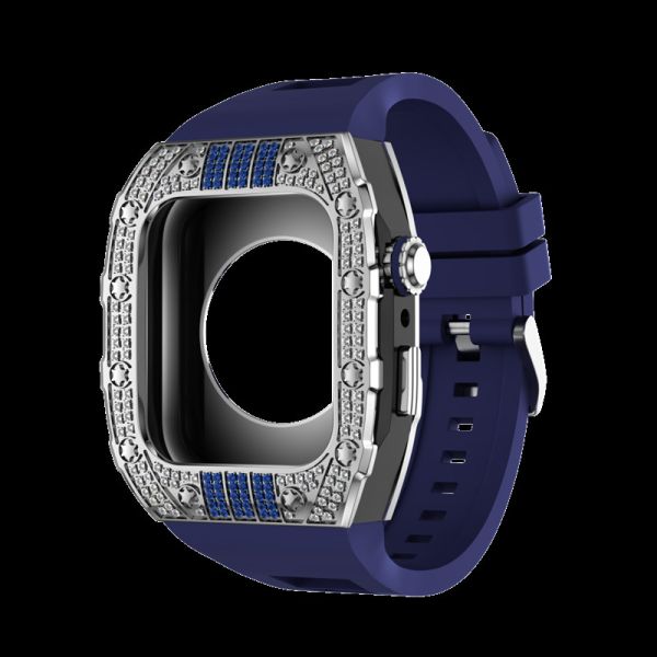 49mm Apple Watch Ultra Carbon Fiber Silver Titanium Case