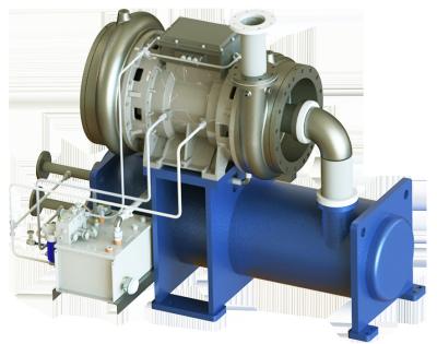 Quiet Oilless Gas Turbine Centrifugal Compressor with tight structure