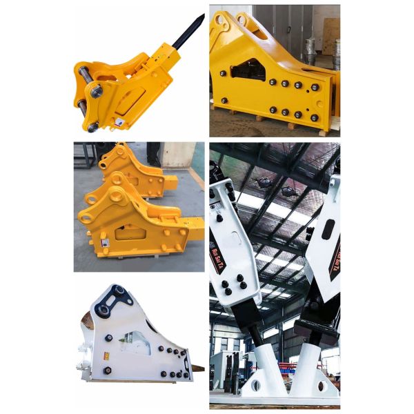 1.2-55 Ton Excavator Attachments Concrete Stone Hydraulic Breaker Hammer