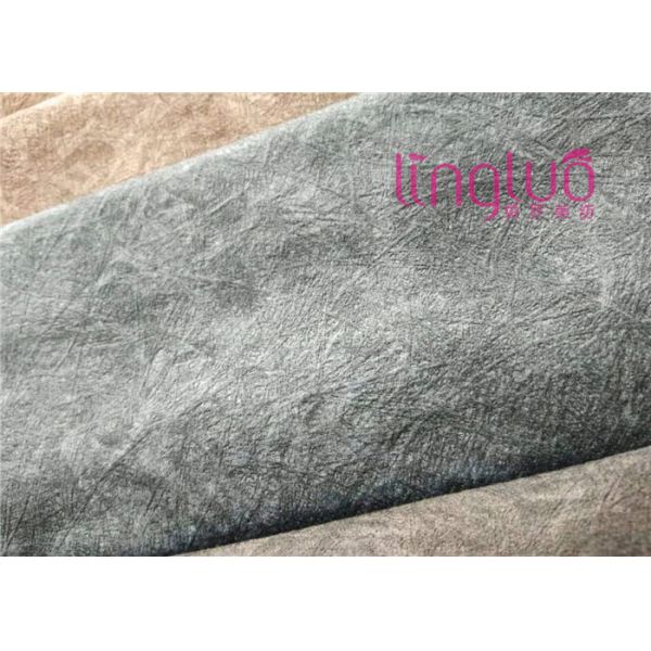 Velvet Embossing Sofa Upholstery Fabric Suppliers Navy Blue Grey