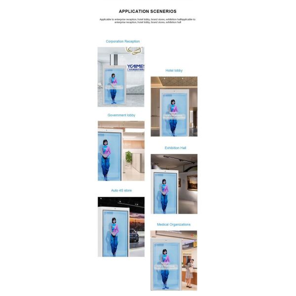86 Inch Transparent LCD Monitor 3D Holographic Display Box AI Digital Human All-in-one Machine