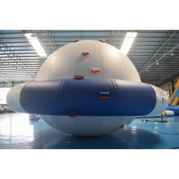 0.9mm Double Layer PVC Fabric Inflatable Saturn Rocker For Adult Used In Lake