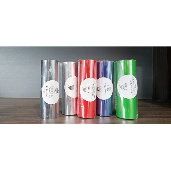 45*100m Hot Foil Stamping Foil for EPSON Printer Gold Foil Pet Film Bar Code Printing