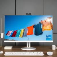 PC tout-en-un OEM, écran FHD de 23,8 pouces, Intel Core I3/I5/I7, 16 Go de RAM, SSD de 1 To, webcam, wifi, fenêtre 10, maison / entreprise, blanc