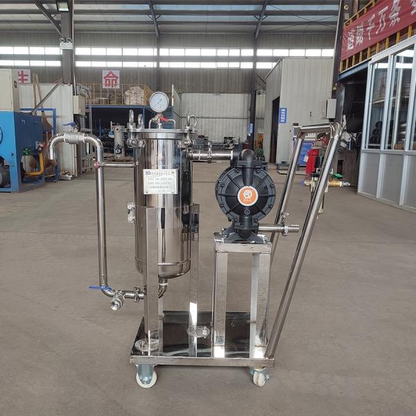Stainless Steel Bag Filter Housing 16 Bar Pressure 0.5-500 μm Filtration