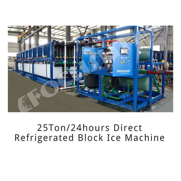 25T/24H Large Industrial Direct Cooling Block Ice Machine for Selling Ice and Ice Plant