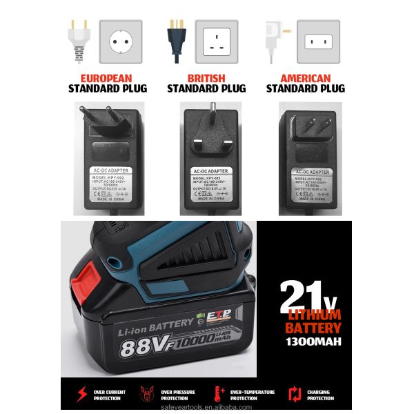 21V 4 Inch Electric Grinder 90 Degree Angle Grinder Brushless Motor Electric Powered Tools