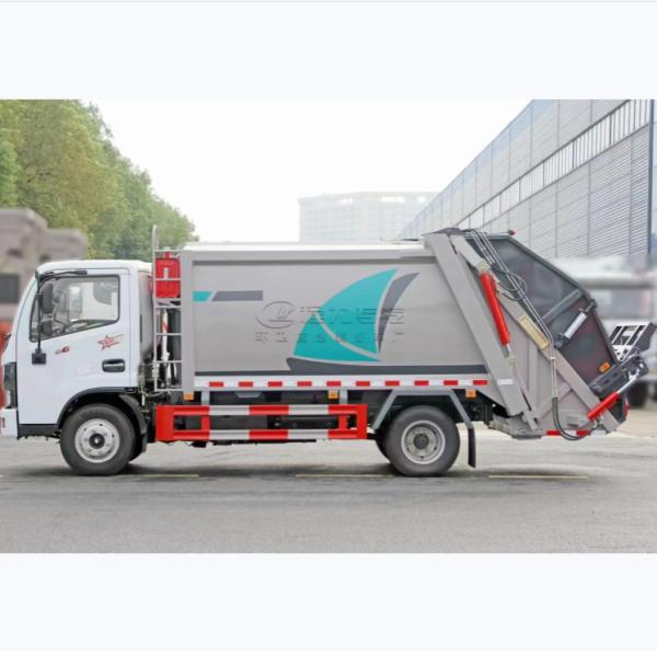 Compactor de aço carbono eléctrico caminhão de lixo 8280 kg Peso bruto do veículo