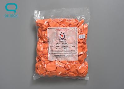 Preservativos do dedo branco para cortes, comprimento de borracha dos protetores 70mm do dedo