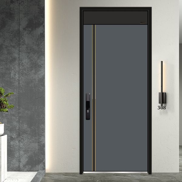 Thick Leaf Luxury Entrance Door Steel Armored Security Door For Villa
