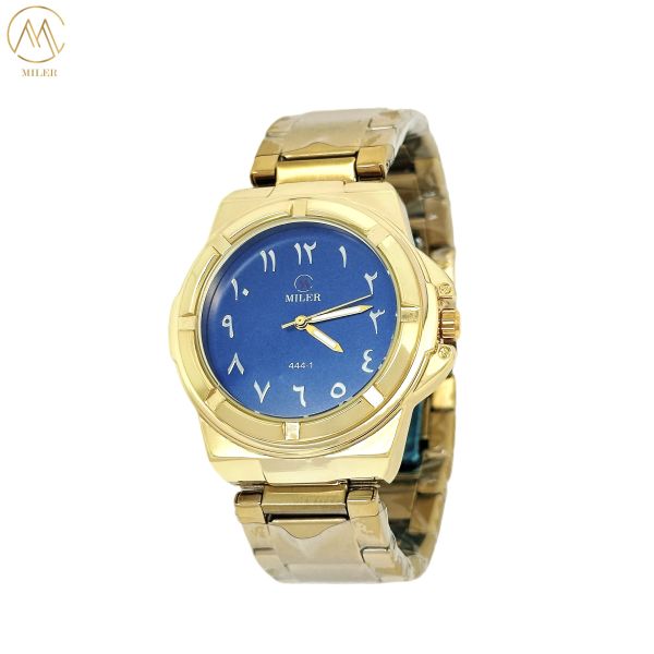 LOGO personalizado de aleación de bisel de cuarzo Reloj de pulsera tipo redondo