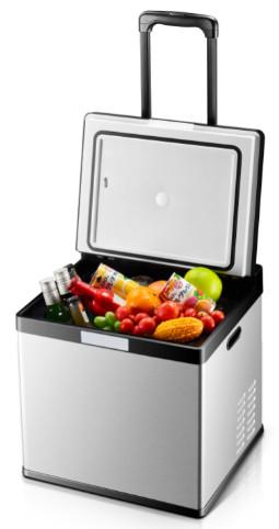 28L Car Mini Camping Fridge ZM-28D With Steel And Tempered Glass Material