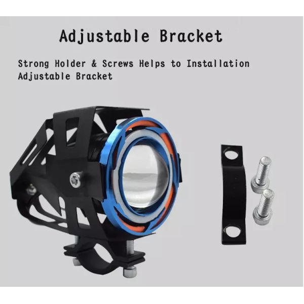 U5 U11 15W  6000K Motos 1500lm LED Driving Lamps  Upper Low Beam