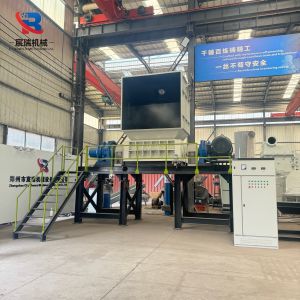 Waste Clothing Shredder Leather Scrap Shredder Industrial Solid Waste Shredding and Baling Production Line