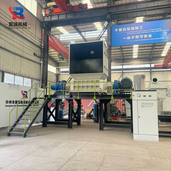CR 1800 Type Solid Waste Shredder China'S Large Shredder Manufacturer Welcome to Visit and Test the Machine