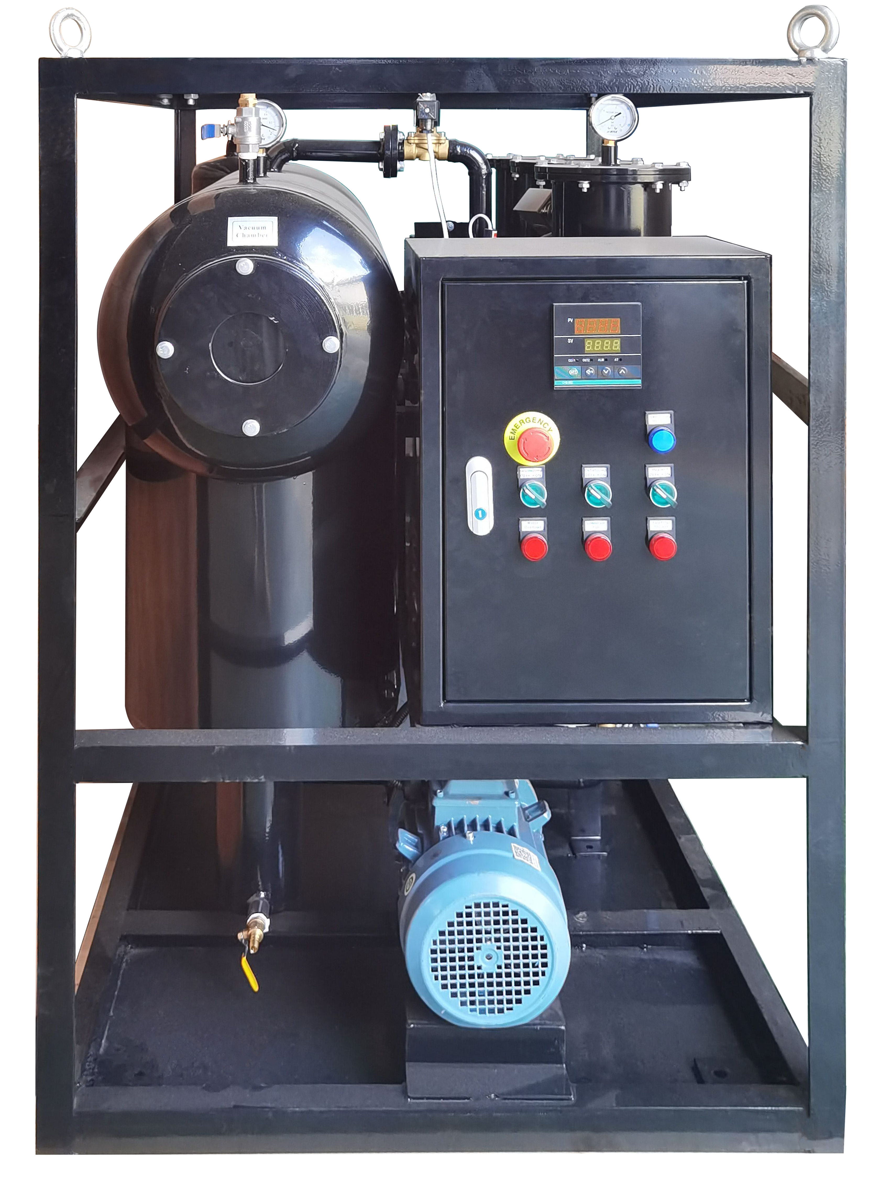 Moisture Removal Vacuum Transformer Oil Purifier Portable 600lph Degassing
