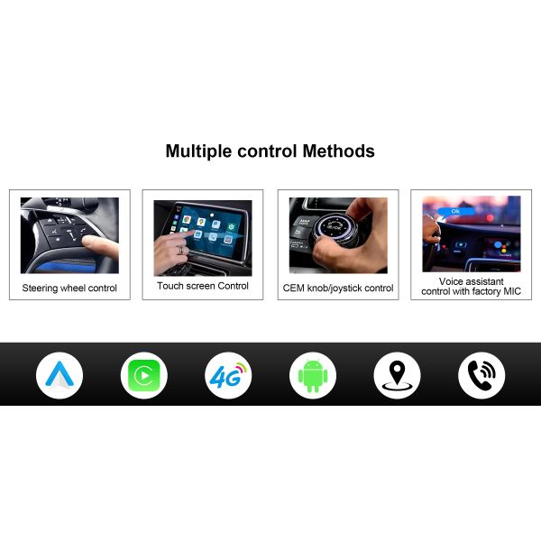 CarPlay Android 13 AI Box Wireless Auto Adapter Bluetooth 5.0 Support For Netflix/YouTube/TikTok Streaming Video