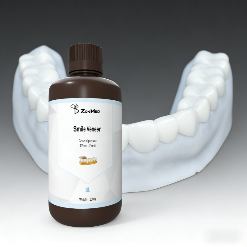 Multiple Shades Smile Veneers Featuring Water Absorption Rate from 0.45 to 0.58 Percent and Natural Tooth Feel for Performance