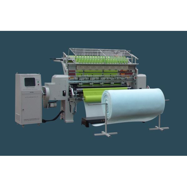 800 Rpm / h Digital Control Industrial Quilting Machine Three Needle Bar 380v 3.5kw Power