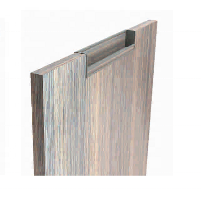 Aluminum Alloy Hidden Handle Half Concave Embedded Cabinet Handle for Kitchen Wardrobe Door on Drawer Usage