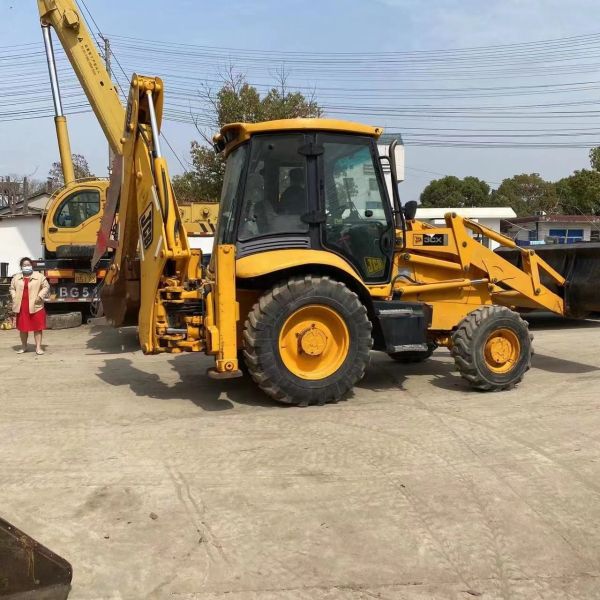 Used Japan Original JCB 15TON Backhoe Loader Crawler Moving with HAWE Hydraulic Pump