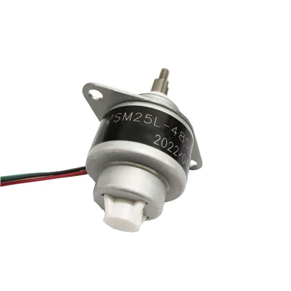 Eixo fixo de 25 mm de diâmetro Motor de passo linear PM Motor passo 13 mm