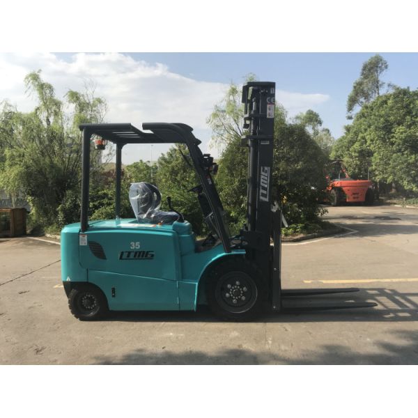 LTMG electric forklift 3.5ton 3ton 2.5ton 2ton blue solid tires side shift optional 3000mm mast