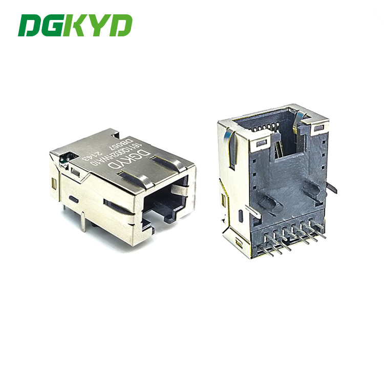DGKYD1611Q002HWA10DB057(10G) 10G сетевой фильтр 8P12C RJ45 сетевой порт-коннектор со светом