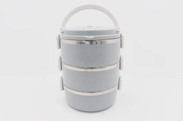 0.7L Superior quality multilayers food container stainless steel collapsible children lunch box