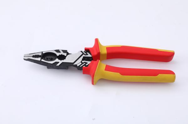 207mm 8inch Insolated Tools High Leverage Combination Cutting Plier 1000V VDE Handle