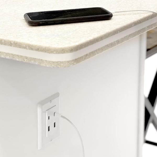 Convenient Charging USB Wall Outlet 2 Type C USB Socket 5V DC