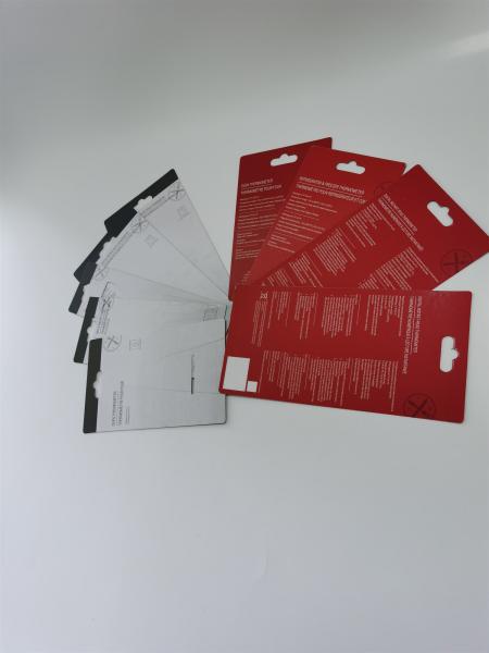 Folding Plastic Blister Package Recyclable PVC Clamshell Packaging