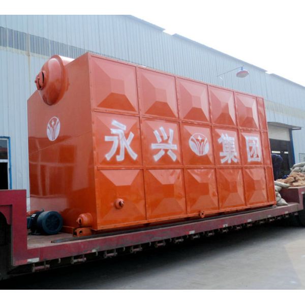 8 T/H Singl Drum Coal Fired Steam Boiler Safe Outdoor Coal Stoker Boiler