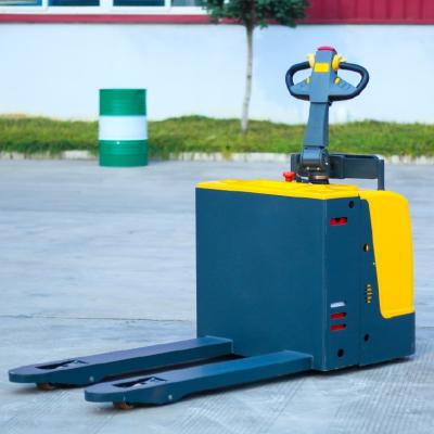 Electric Warehouse Pallet Jack , 2.5 Ton Battery Operated Pallet Truck