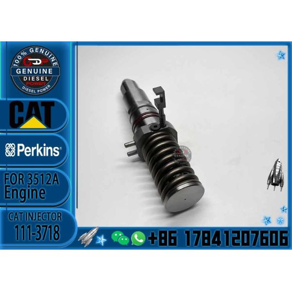 Construction Mechanical Engine Parts Diesel Fuel Injectors 4P9076 111-3718 For Caterpillar 3508 3512 3516 Engine