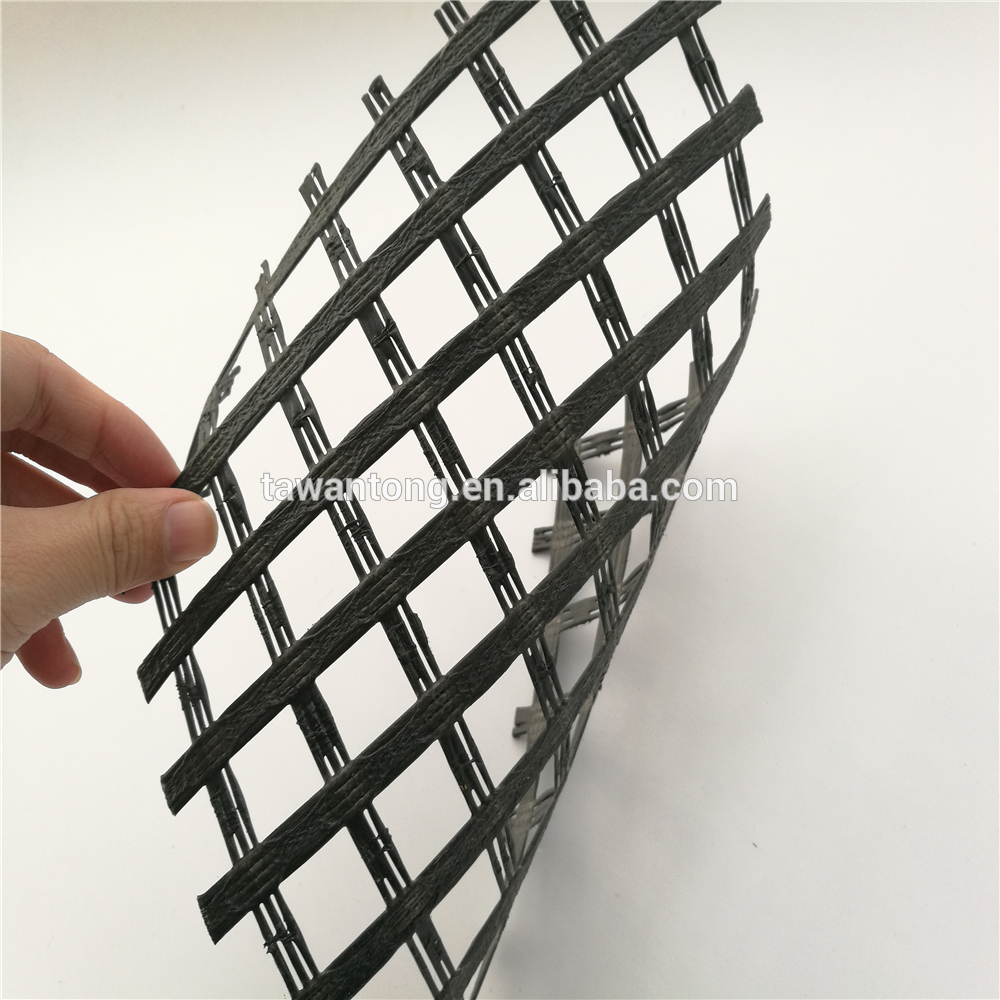 Черные геосети высокой прочности для одноосной и двуосной конструкции опоры