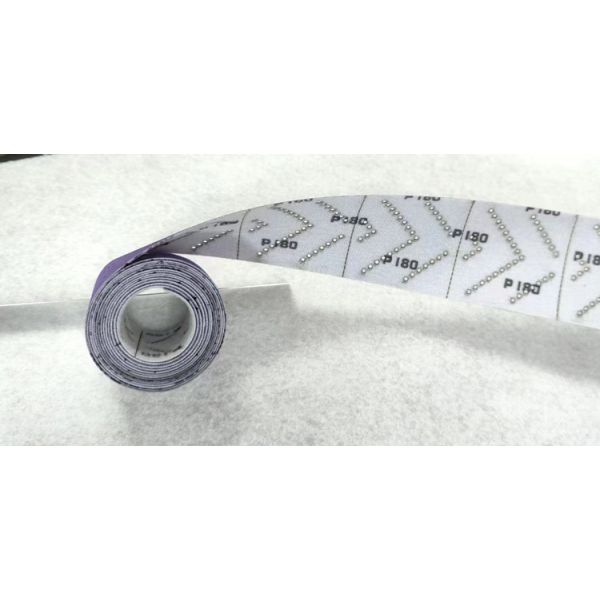Sanding Paper Roll for Automotive Body Repair 70 mm x 12 m Multi-Hole Wood Sandpaper
